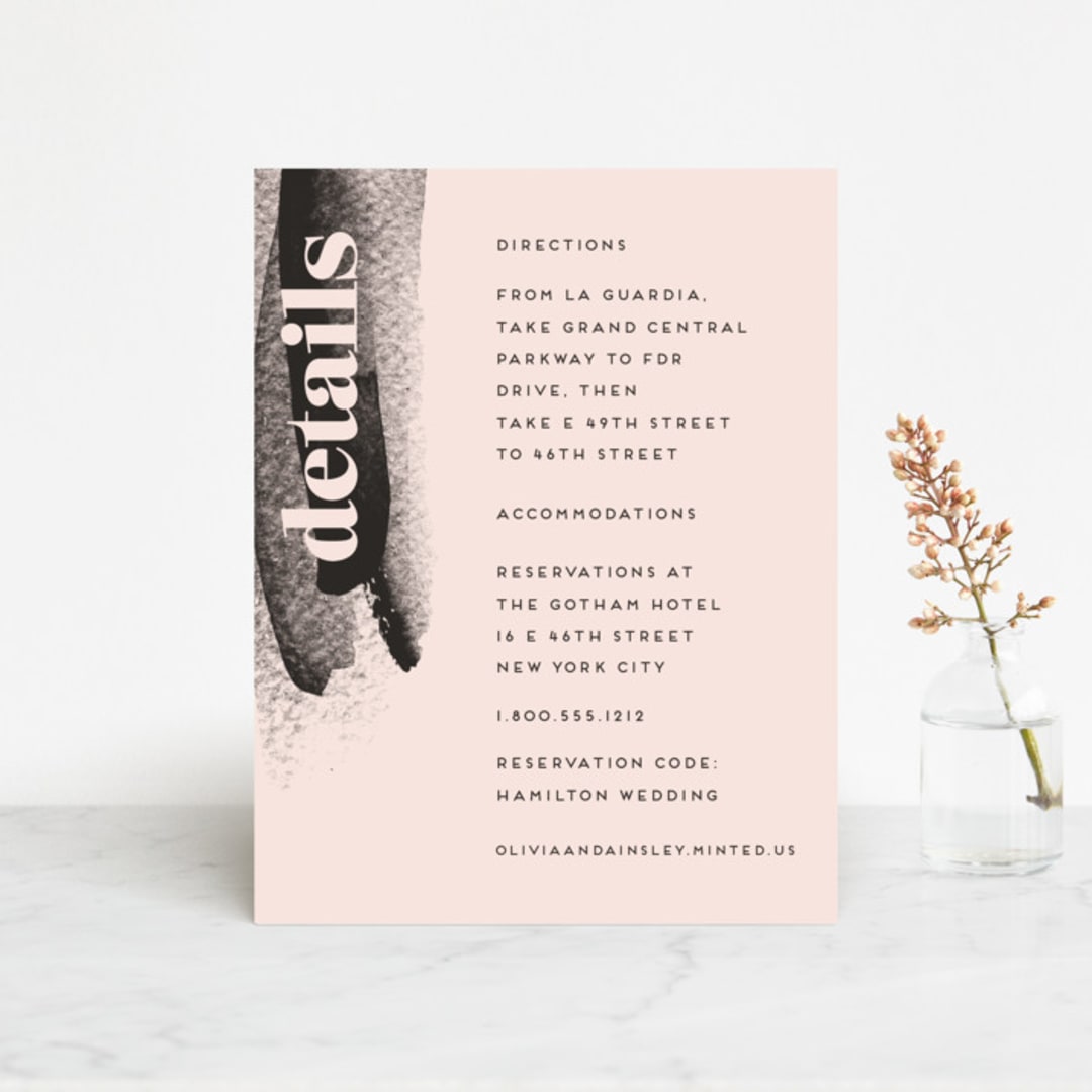 "Vignette" - Direction Cards in Cosmopolitan by silverscreen studio - Front