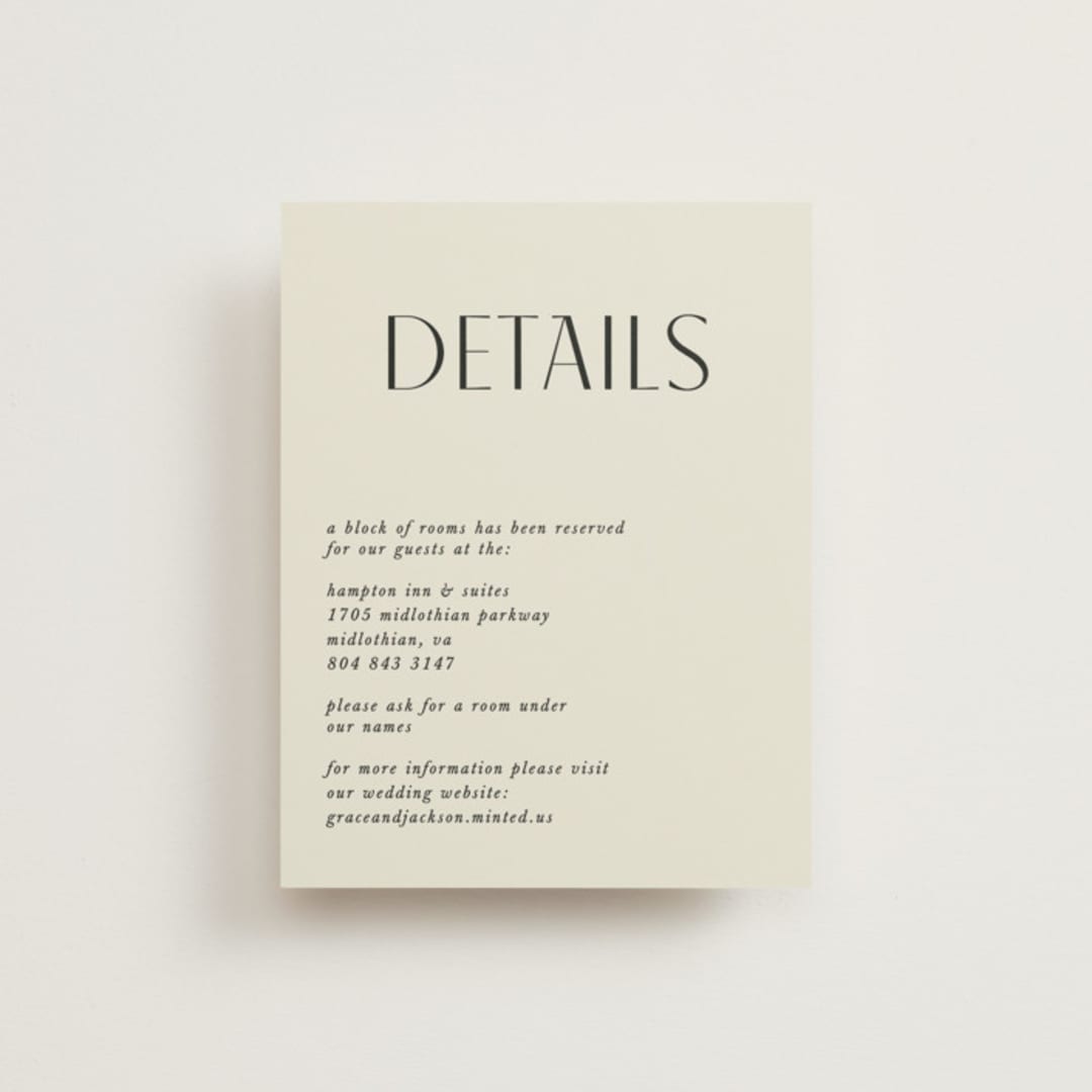 "Commonwealth" - Direction Cards in Ecru by That Girl Press - Front