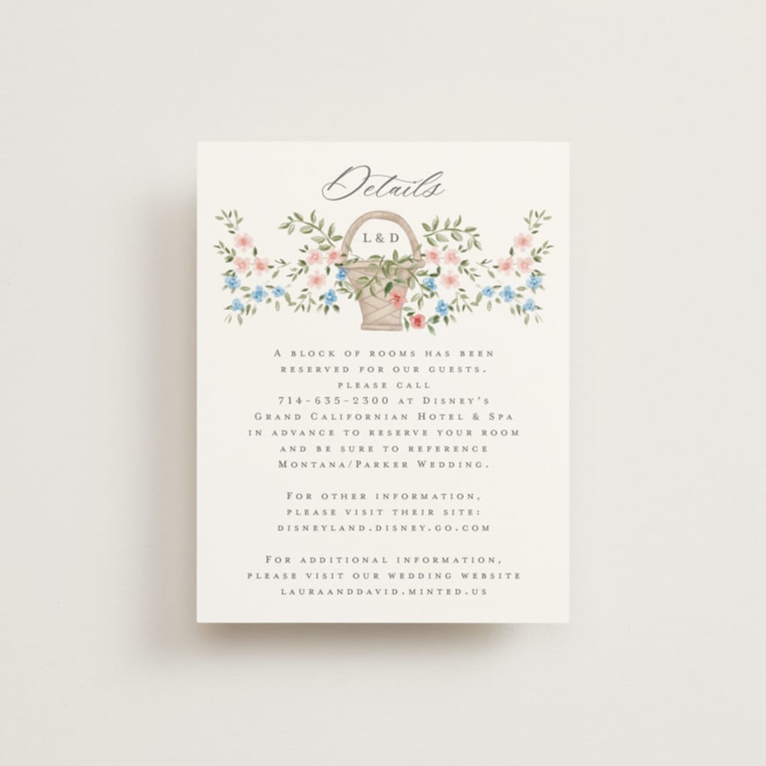 "Disney's Once Upon In a Dream" - Direction Cards in Spring by Petra Kern - Front