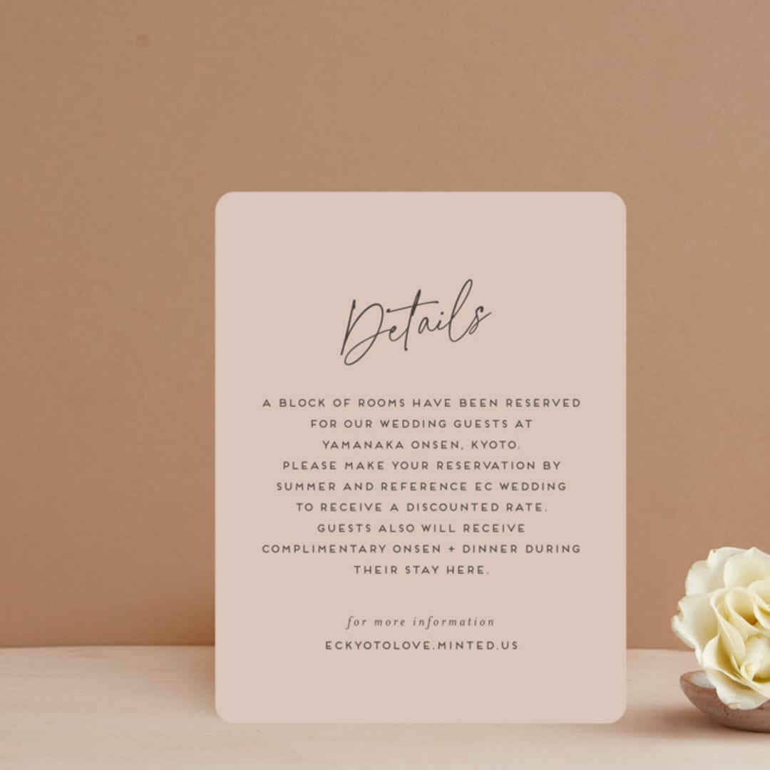 "hazelnut" - Direction Cards in Fawn by chocomocacino - Front