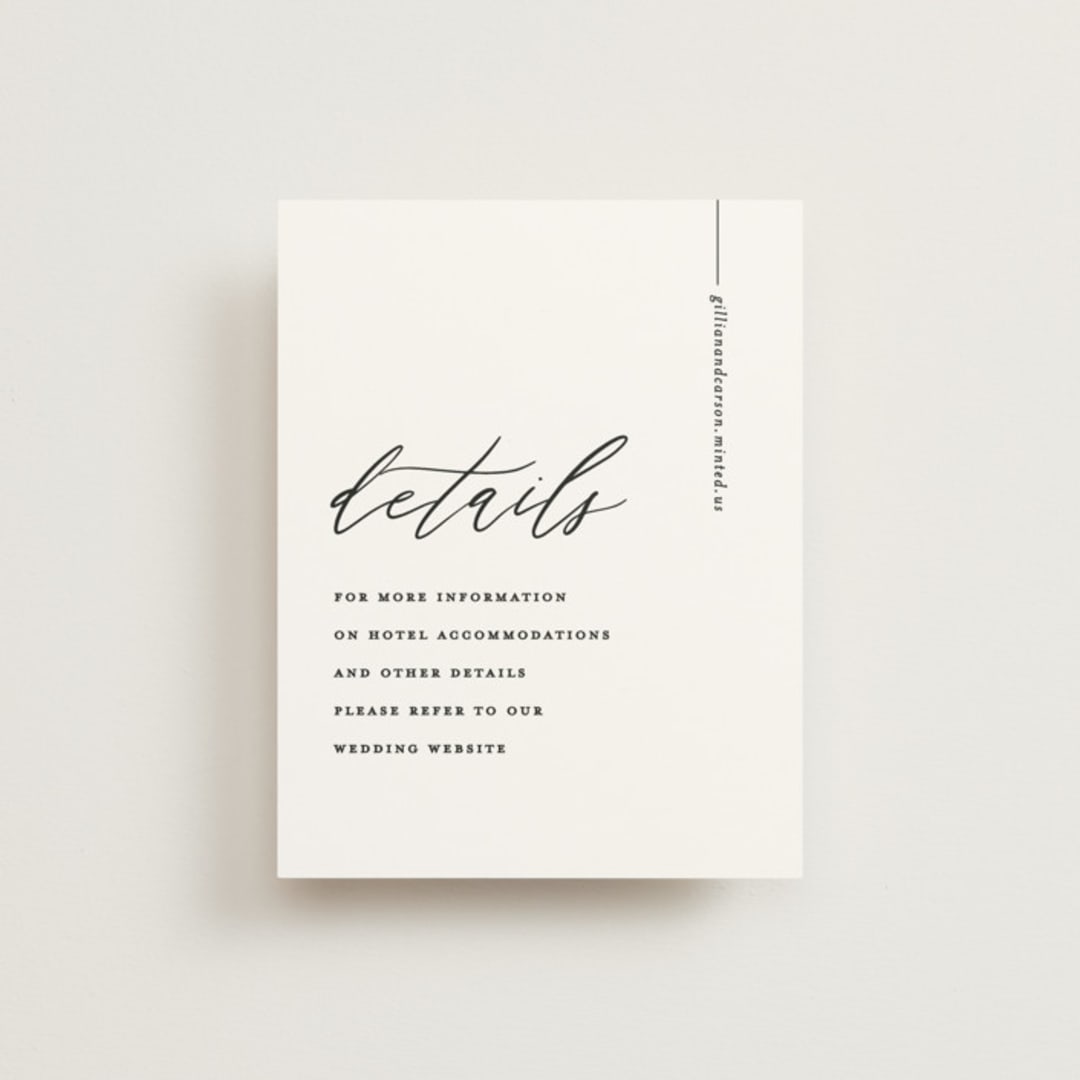 "Villa" - Direction Cards in Pearl by Chryssi Tsoupanarias - Front
