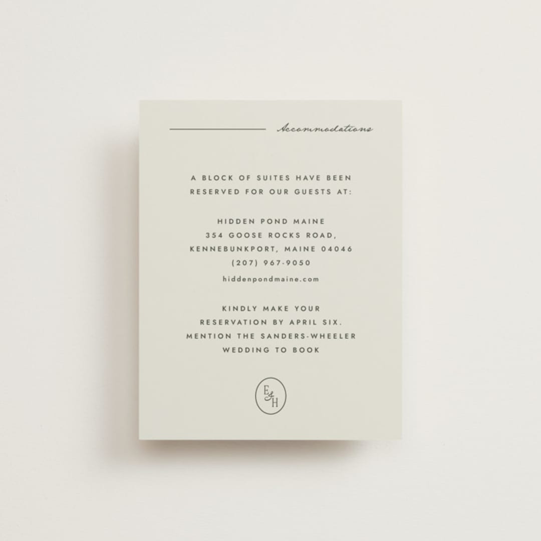 "Hayes" - Direction Cards in Forest by Blustery August - Front