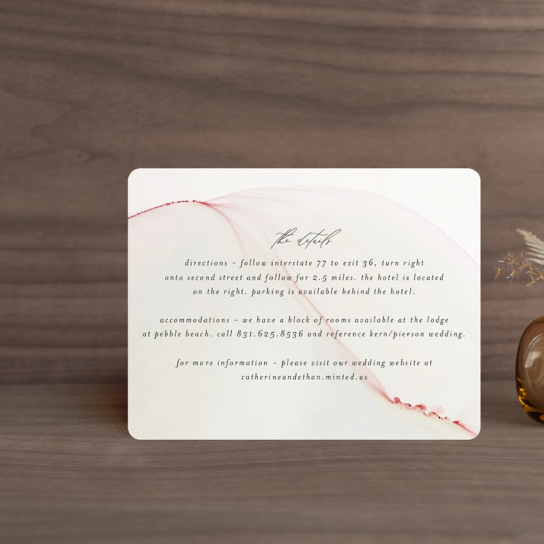 "cultured pearl" - Direction Cards in Pearl by Erin Deegan - Front