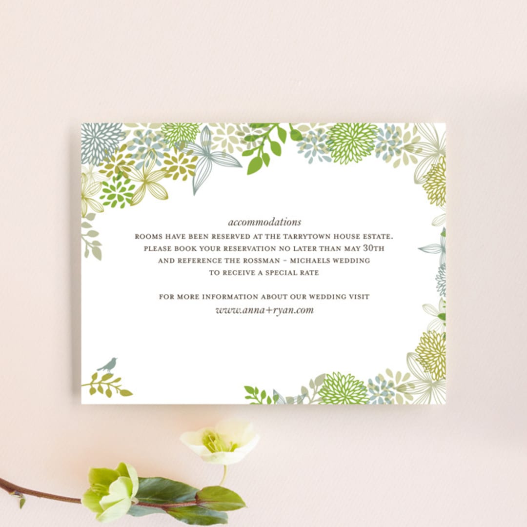 "Fling" - Direction Cards in Leaf by Andrea Mentzer - Front