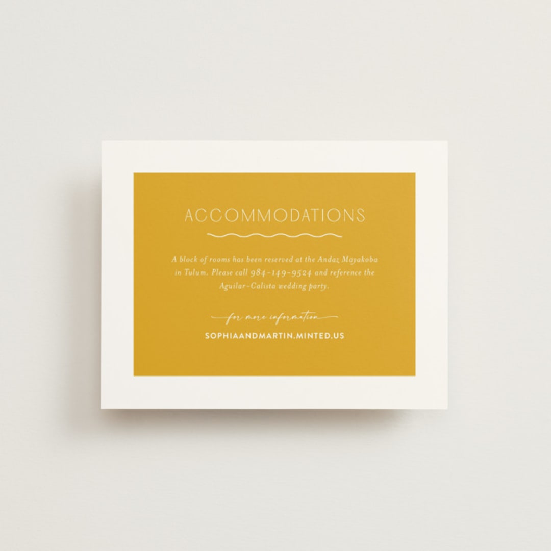 "Otomi" - Direction Cards in Sunshine by Shari Margolin - Front