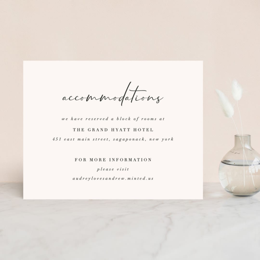 "mod" - Direction Cards in Creme by Nicoletta Savod - Front