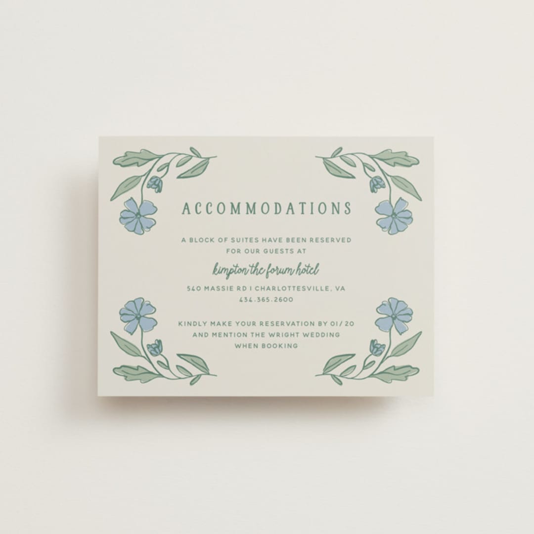 "Botanical" - Direction Cards in Garden by Kelly Watkins - Front