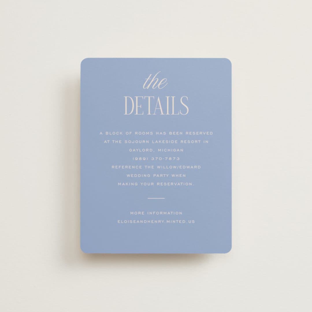 "Threaded" - Direction Cards in Canopy by Pixel and Hank - Front