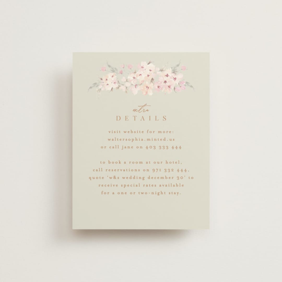 "kosmos" - Direction Cards in Cotton Candy by Phrosné Barwood - Front