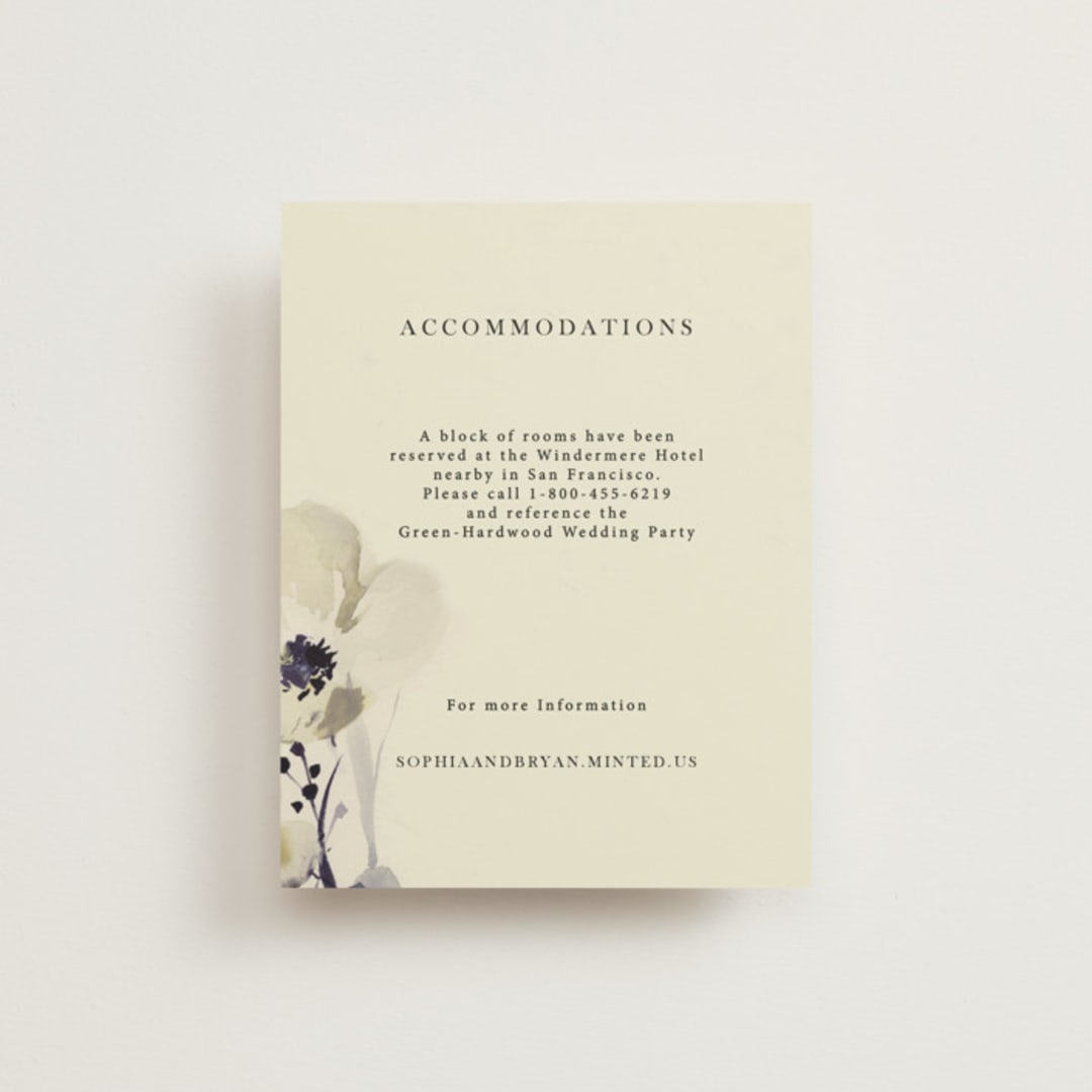 "Linen and Cloth" - Direction Cards in Almond by Peony Rose Design - Front