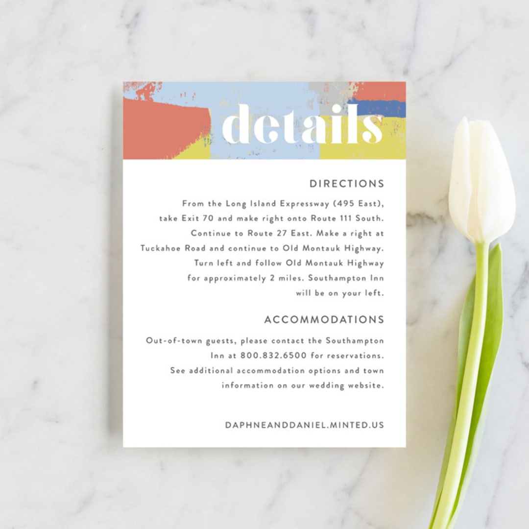 "Modern Muse" - Direction Cards in Bright by Rebecca Daublin - Front