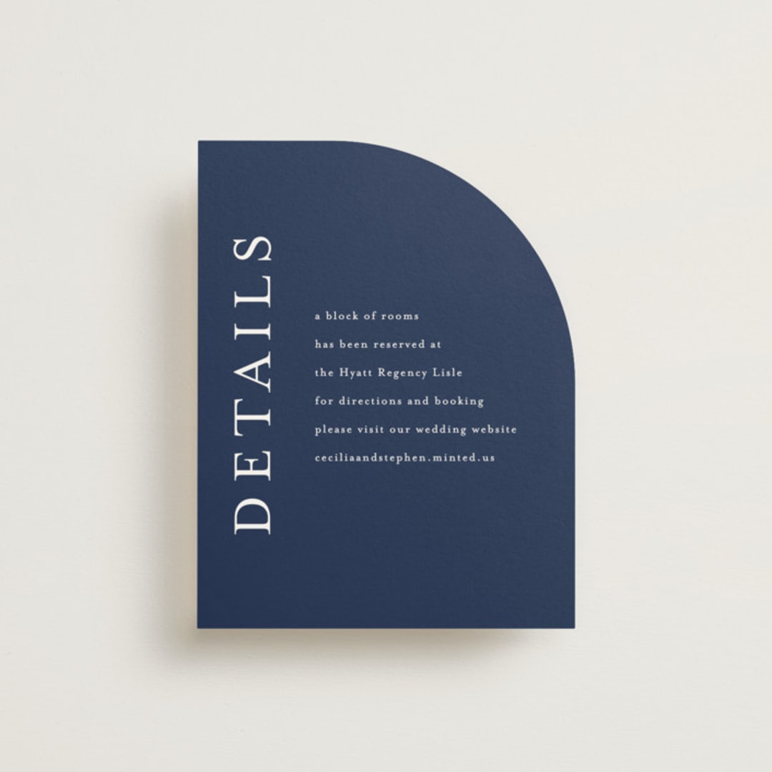 "brushstrokes in bloom" - Direction Cards in Indigo by Angela Marzuki - Front
