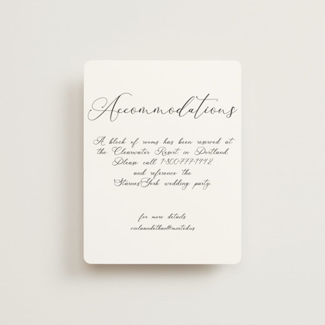 "Poem" - Direction Cards in Snow by Maja Cunningham - Front