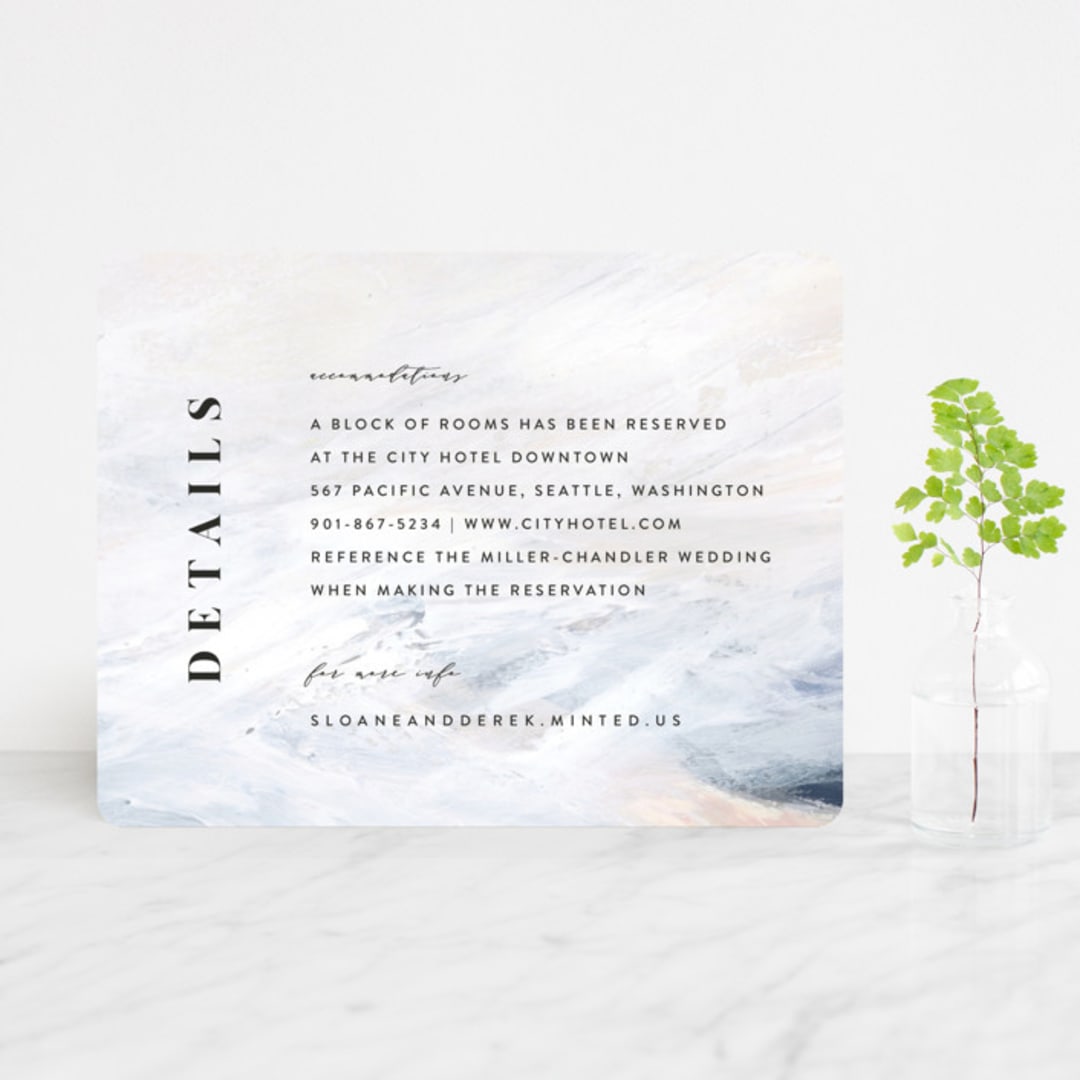 "wishful" - Direction Cards in Tide by Kate Ahn - Front