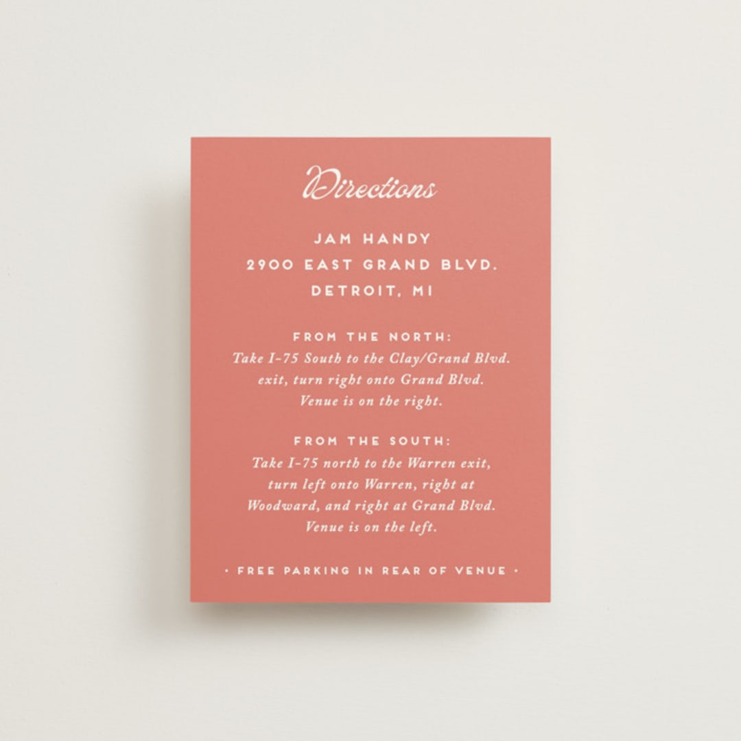 "Penumbra" - Direction Cards in Garden by Snow and Ivy - Front