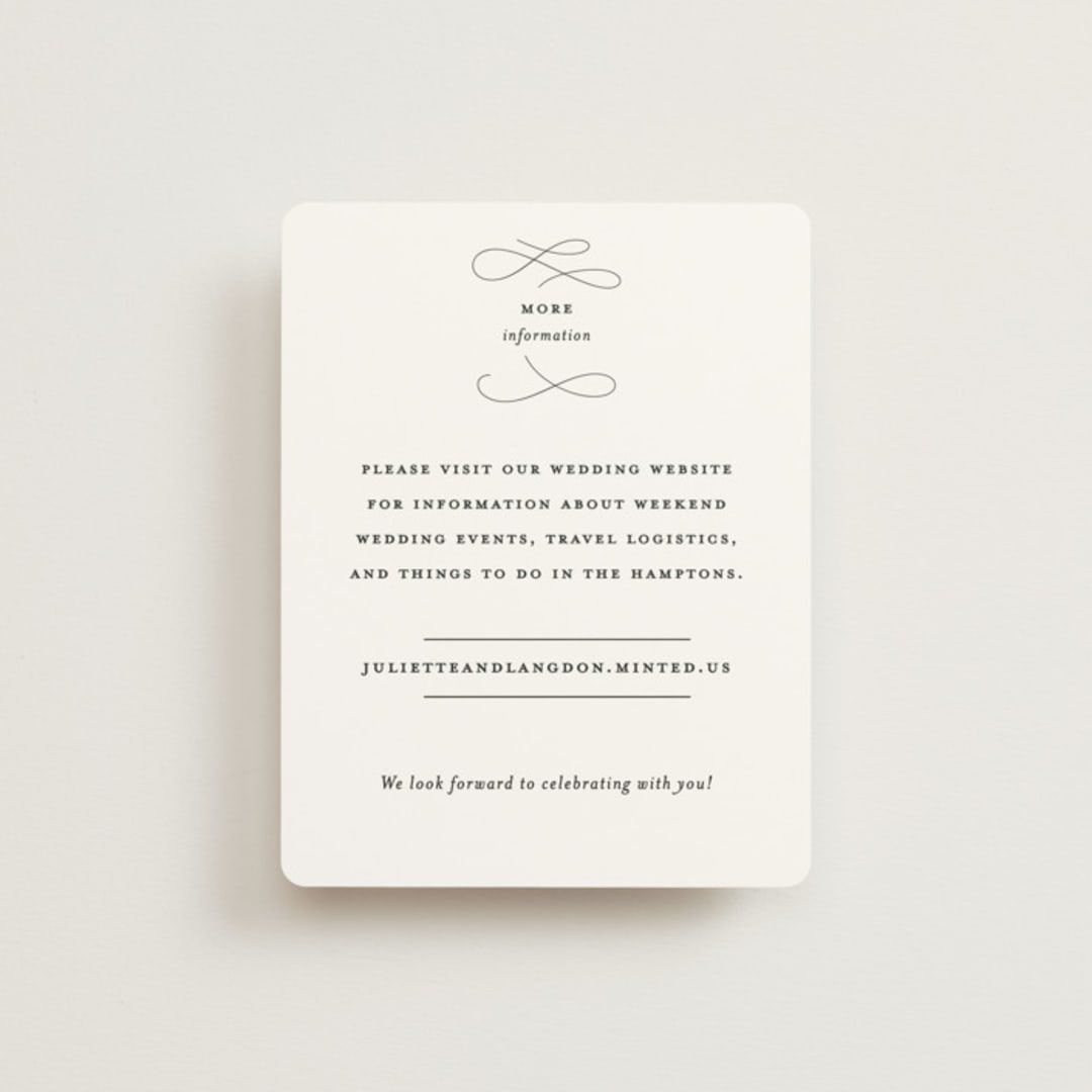 "Beyond Words" - Direction Cards in Snow by Kimberly FitzSimons - Front