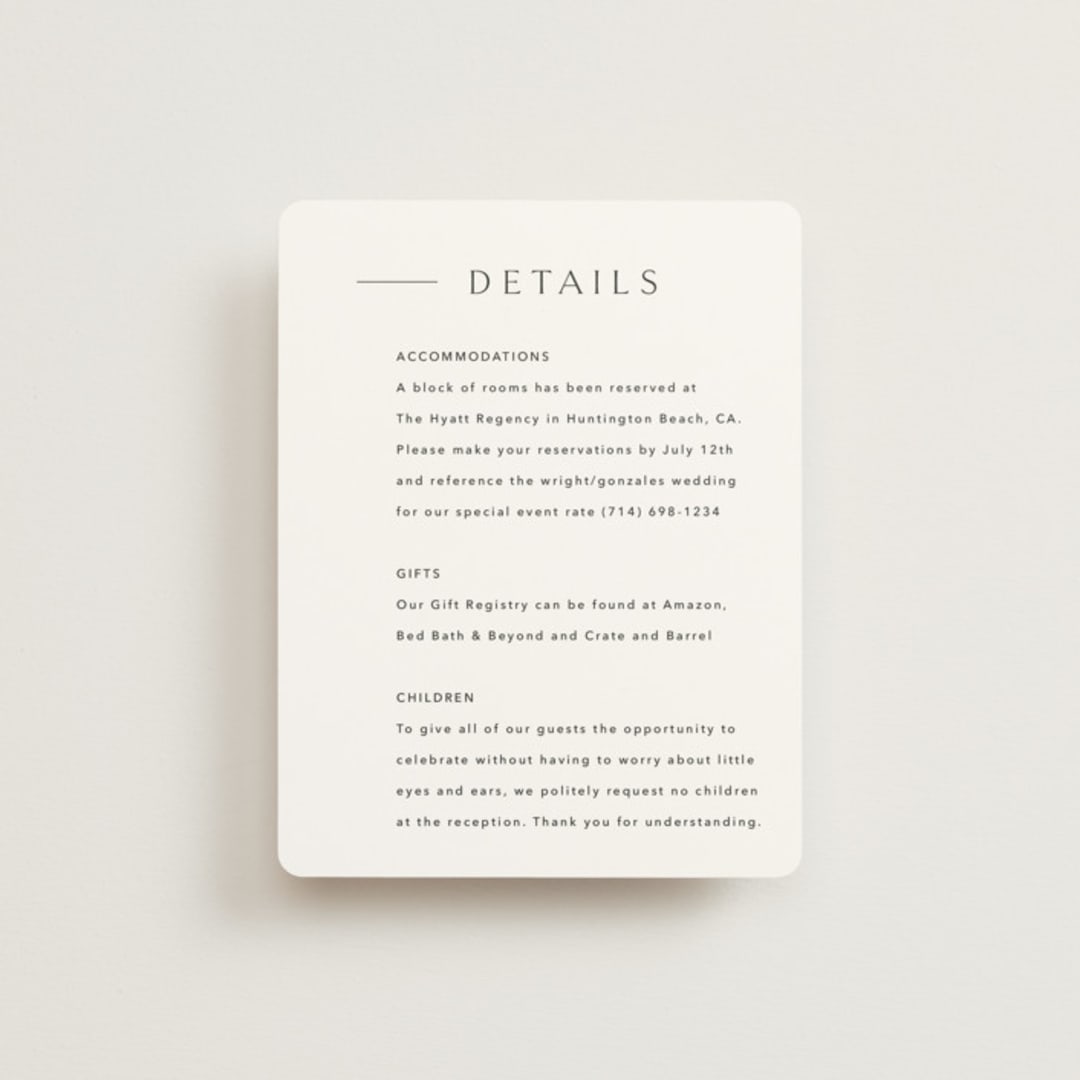 "Rhythmic" - Direction Cards in Simply White by Jennifer Postorino - Front