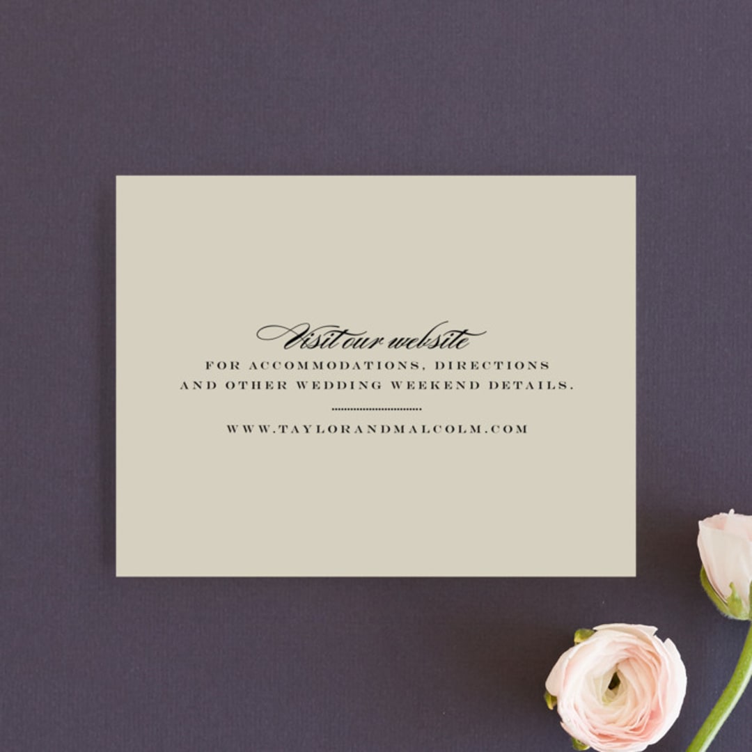 "Charming Go Lightly" - Direction Cards in Crisp Black by danielleb - Front