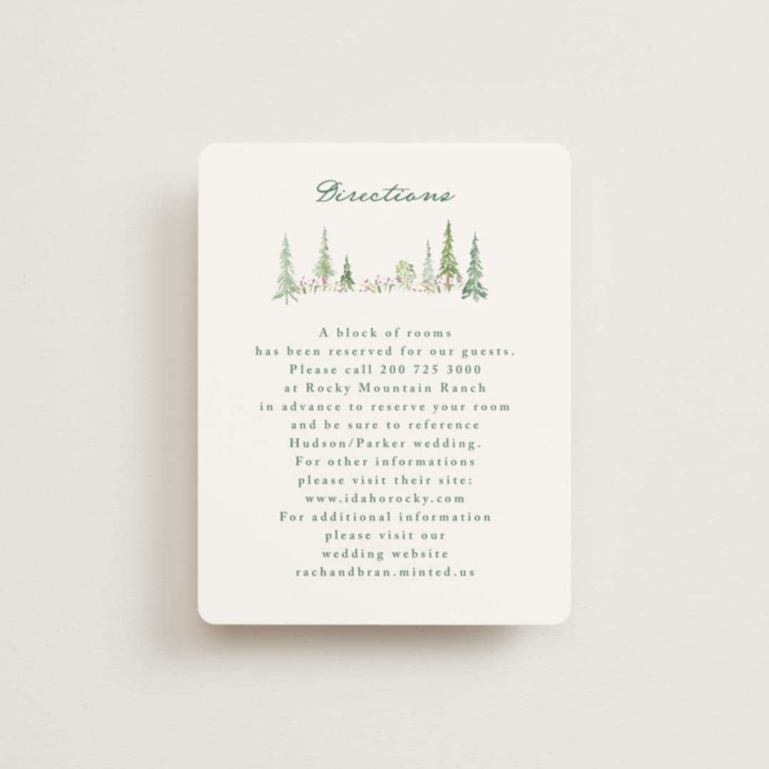 "Plain Air" - Direction Cards in Meadow by Petra Kern - Front
