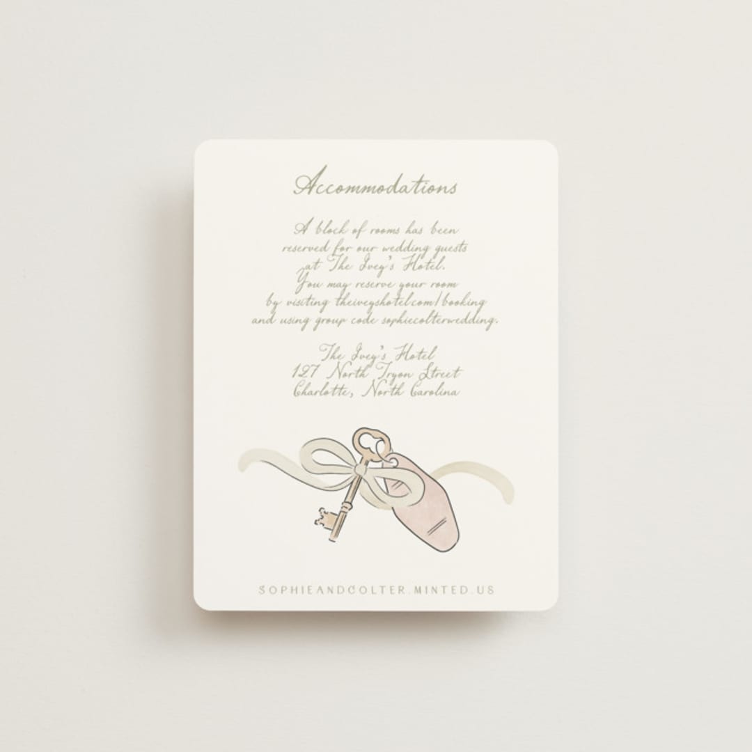 "Charlotte" - Direction Cards in Petal by Jenna Holcomb - Front