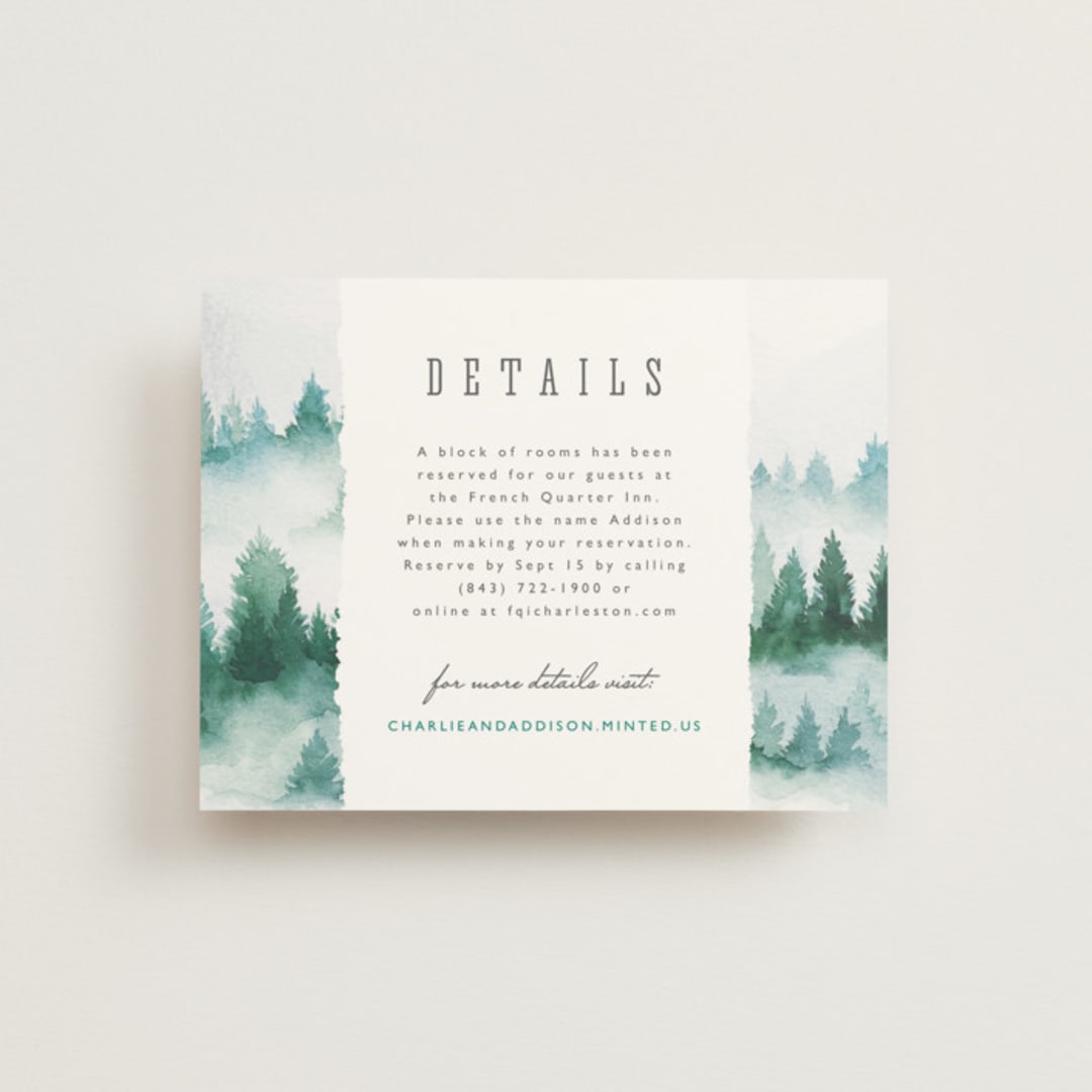 "Forest air" - Direction Cards in Forest by Yuliya Evseeva - Front