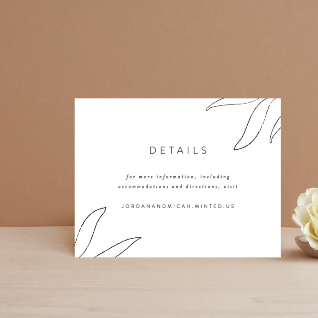 "Denali" - Direction Cards in Linen by Carly Reed Walker - Front