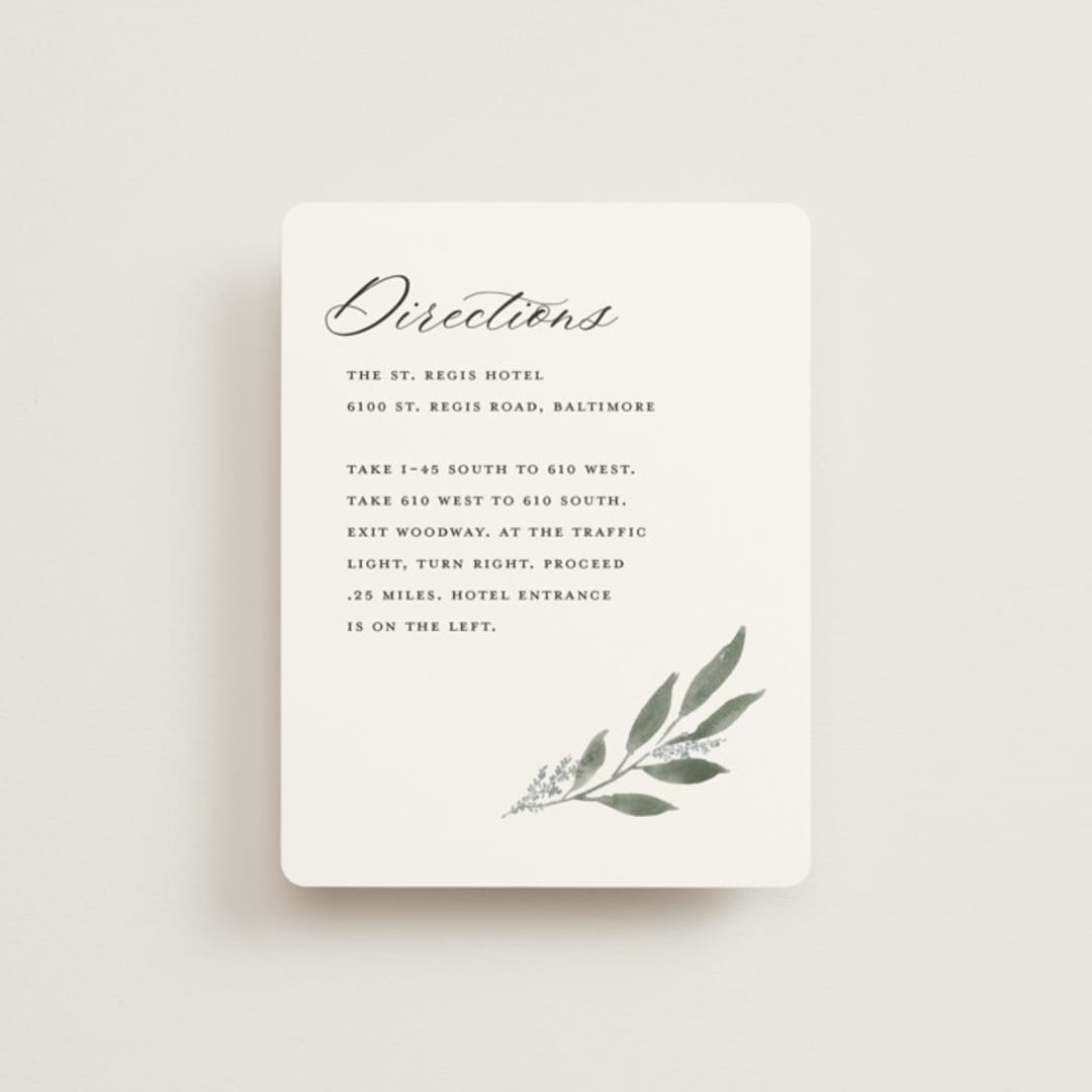 Pressed Foliage