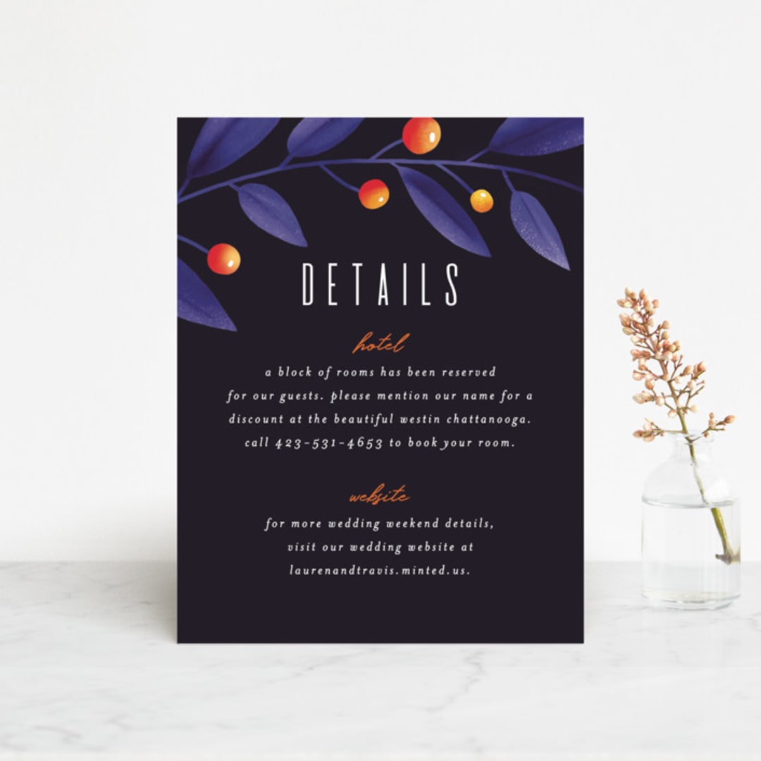 "Fire and Ice" - Direction Cards in Fire by Jessica Corliss - Front