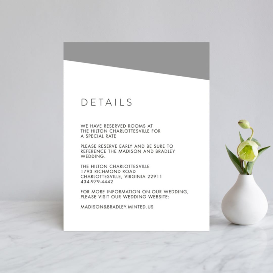"Metropolitan Romance" - Direction Cards in Daffodil by Makewells - Front
