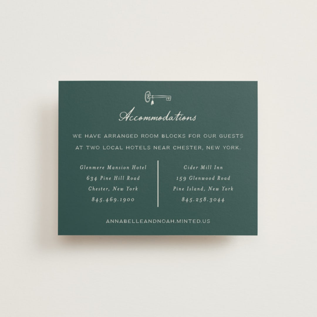 "Pair of Calla Lilies" - Direction Cards in Sage by Leah Bisch - Front