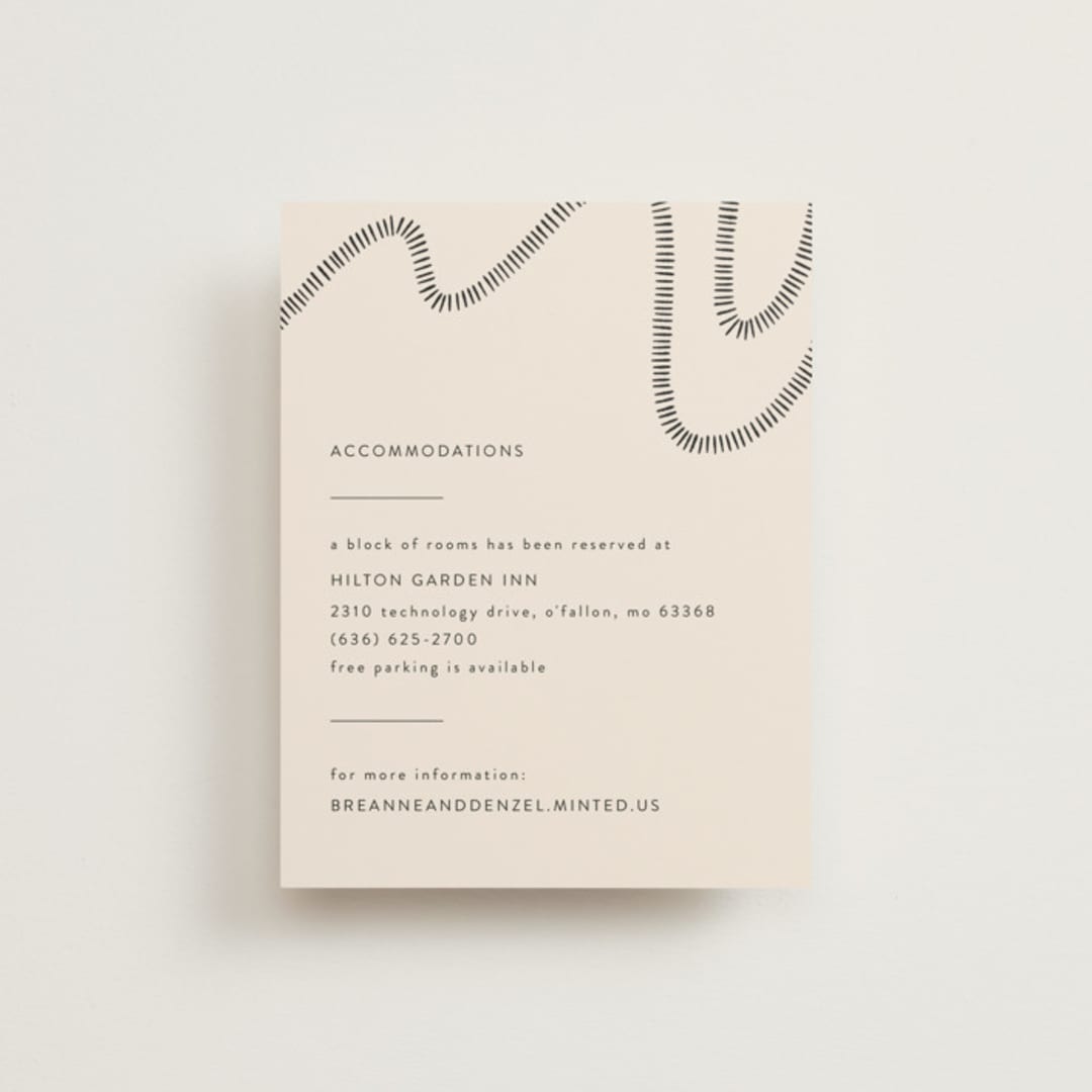 "Wavy" - Direction Cards in Jet by Jen Owens - Front