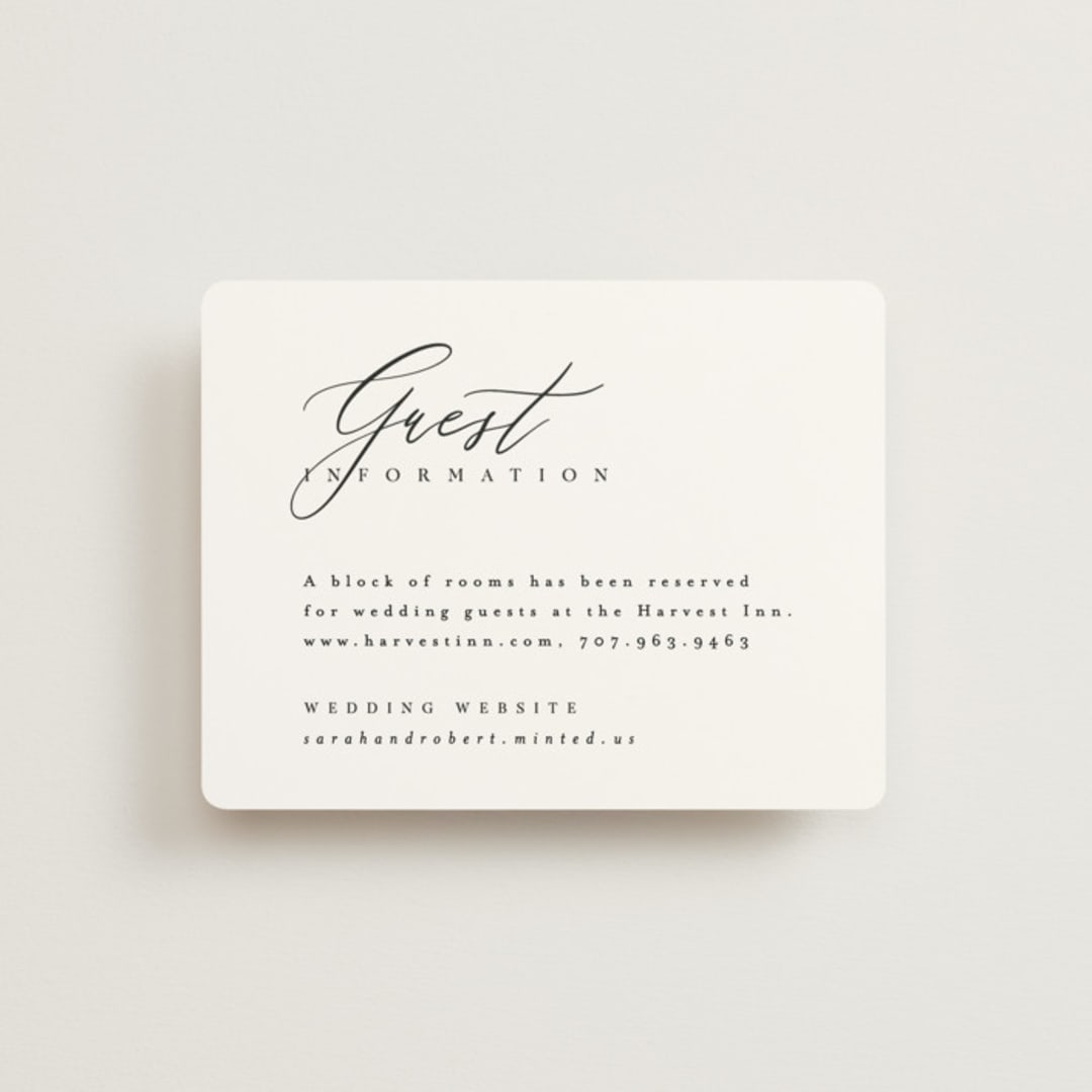 "Corison" - Direction Cards in Classic by Kelly Schmidt - Front