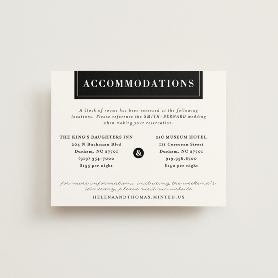 "Helena" - Direction Cards in Quartz by 2birdstone - Front