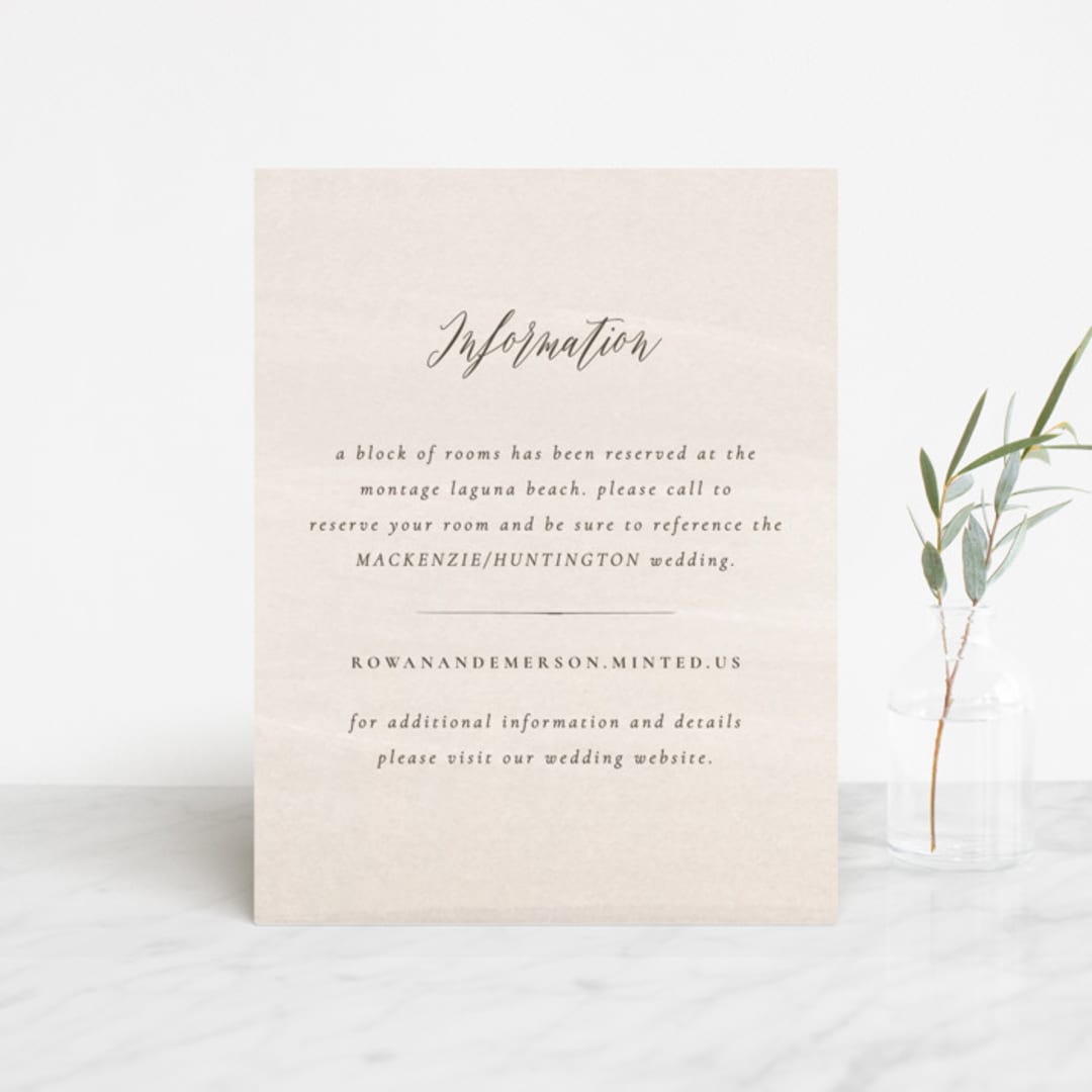 "Sunrise Waves" - Direction Cards in Ocean by Wildfield Paper Co - Front