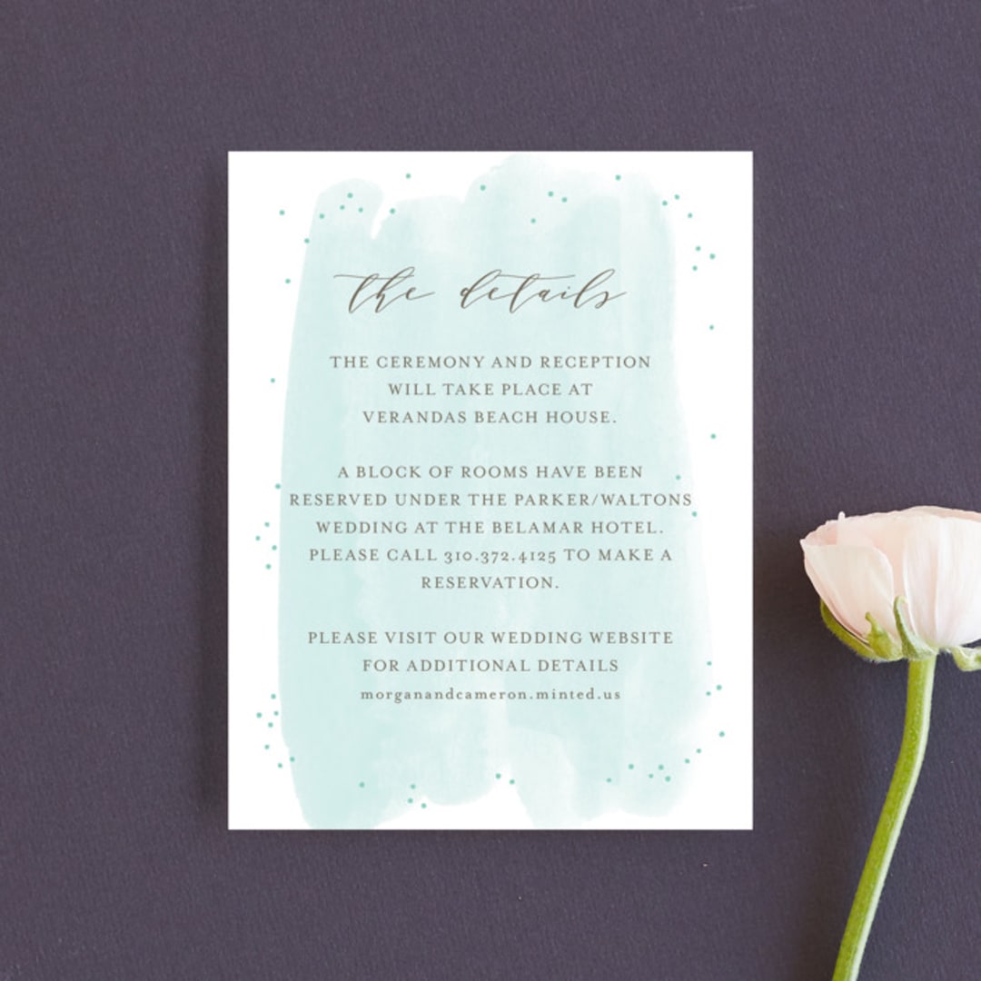 "Of the Sea" - Direction Cards in Sea by Shirley Lin Schneider - Front