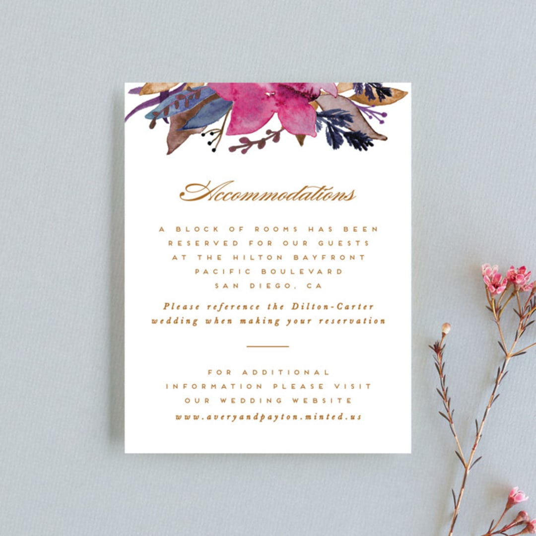 "Fall romance" - Direction Cards in Jewelled by Creo Study - Front