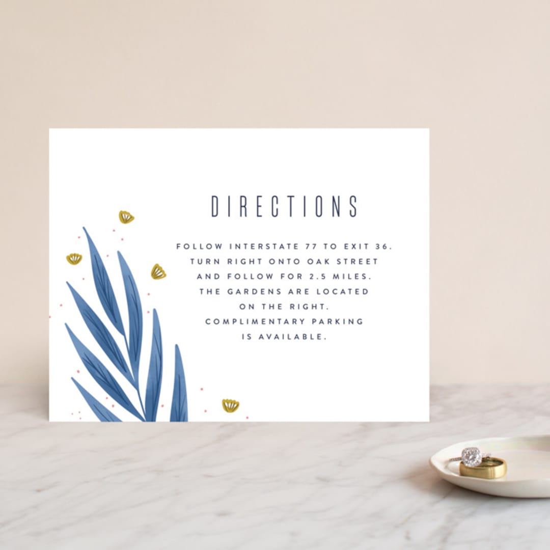 "Paradise" - Direction Cards in Seaside by Joanna Griffin - Front