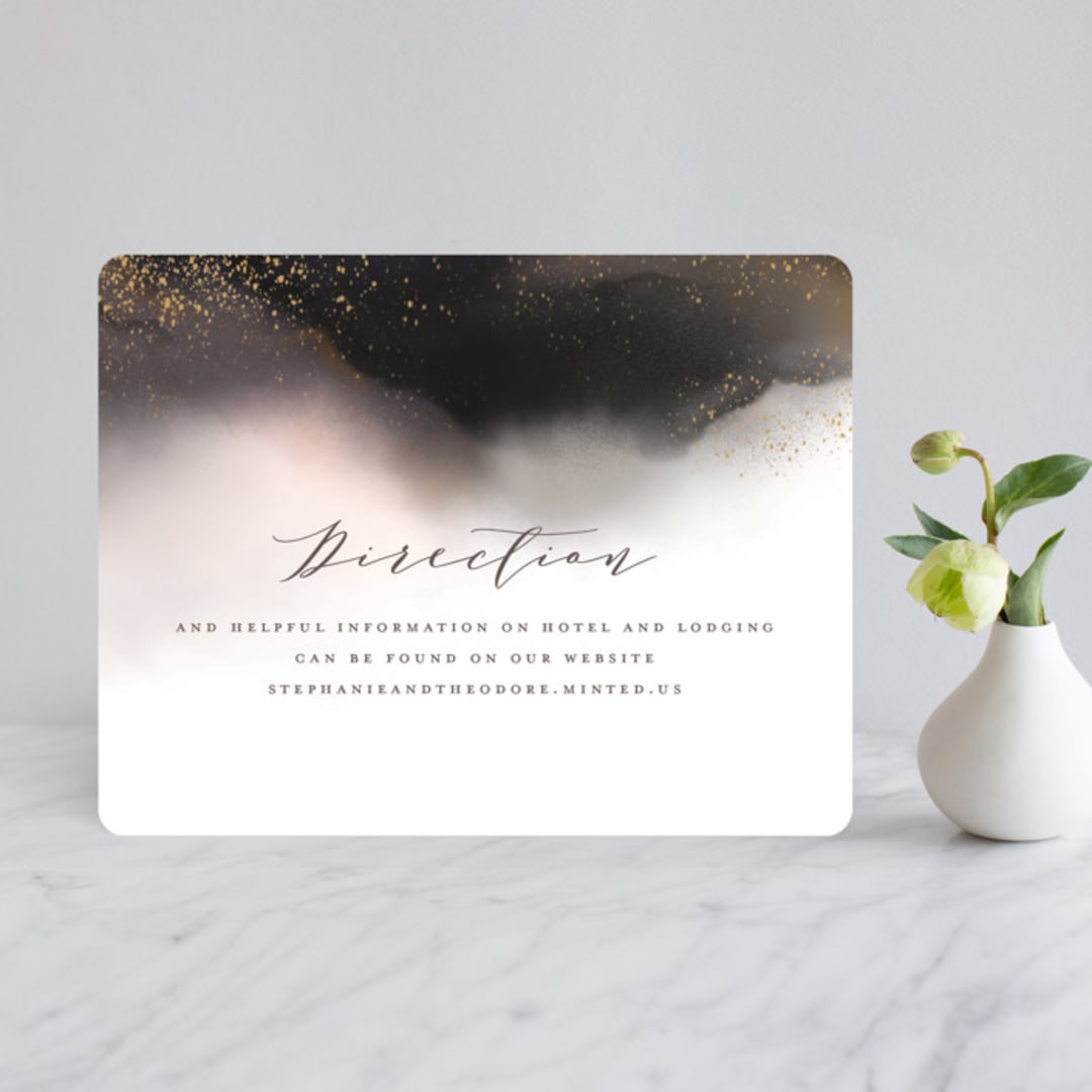 "Enchantment" - Direction Cards in Smoke by iamtanya - Front