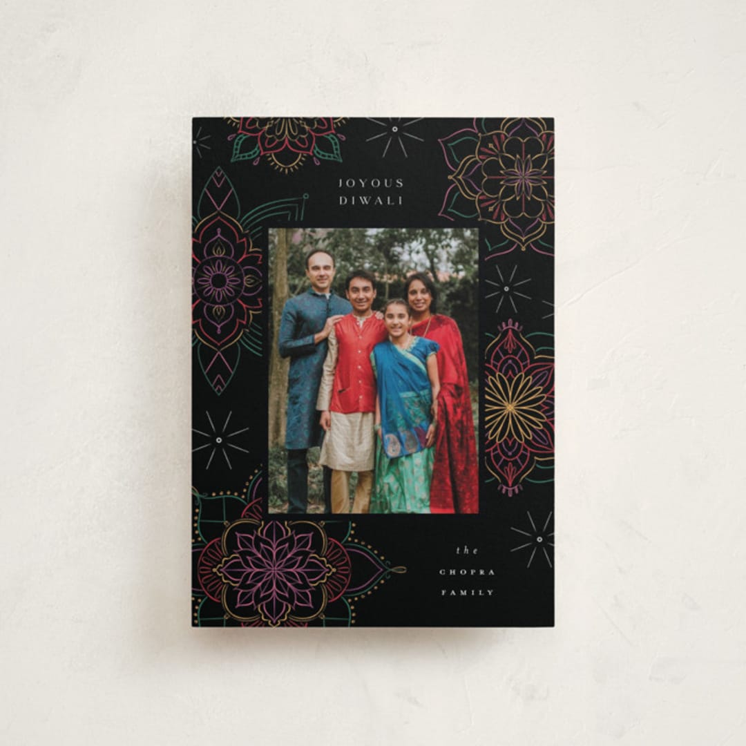 "joyous lights" - Diwali Cards in Garden by Grae - Front