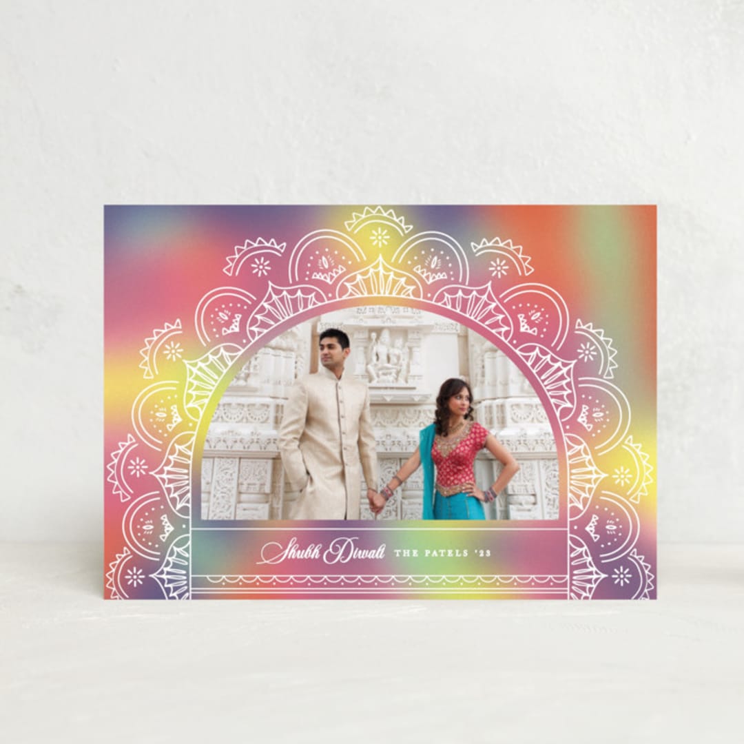 "Rangoli arch" - Diwali Cards in Indradhanush by Creo Study - Front