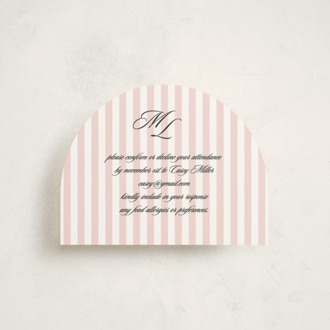 "Chic Chic" - Debutante Party Enclosure Cards in Tux by Tamara Hilje - Front