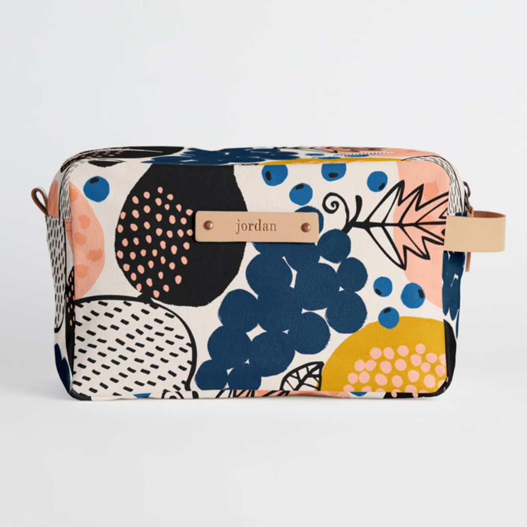 "Farmer's Market" - Dopp Kit in Herb by Iveta Angelova - Dopp Kit