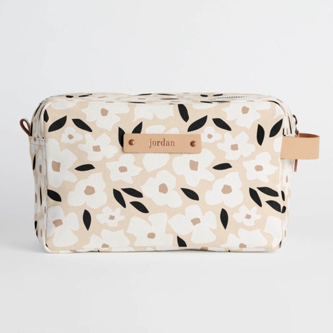 "Primavera" - Dopp Kit in Daisy by Iveta Angelova - Dopp Kit