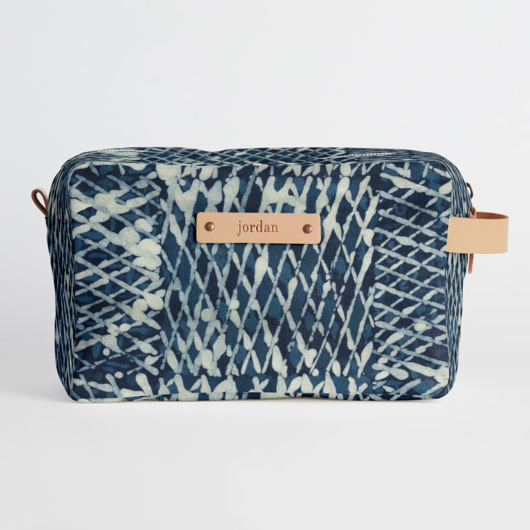 "Indigo" - Dopp Kit in Teal by Miranda Mol - Dopp Kit