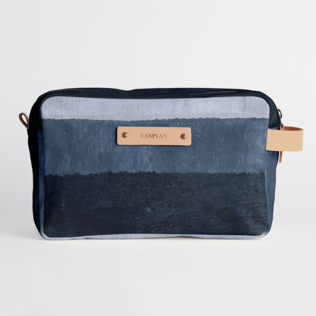 "skybound" - Dopp Kit in Navy by Sara Hicks Malone - Dopp Kit