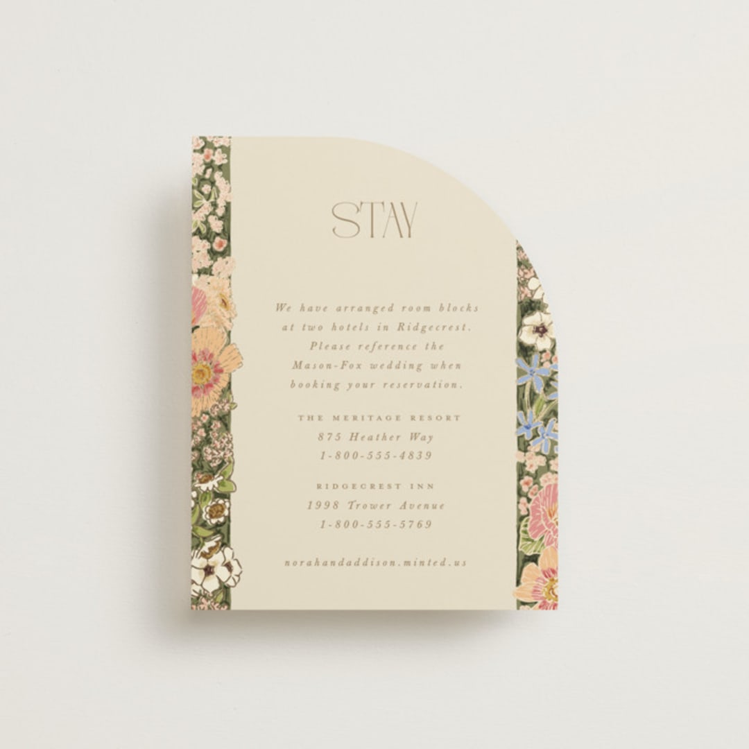 "In The Garden" - Direction Cards in Sherbert by Leah Bisch - Front