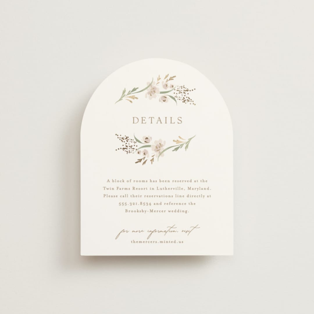 "Meadow" - Direction Cards in Spring Mist by Erin L. Wilson - Front