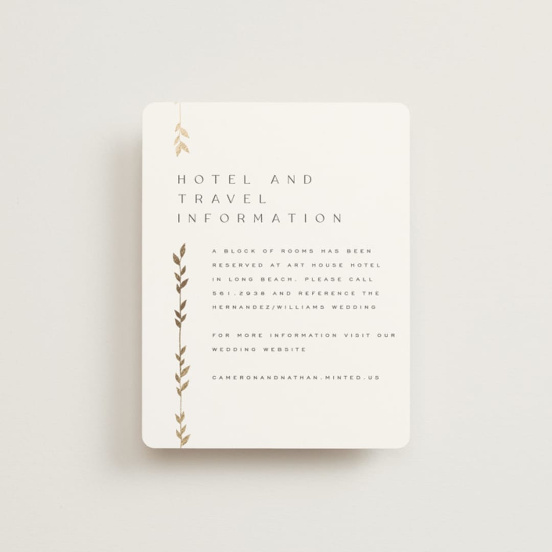 "Courtyard" - Direction Cards in Lily by Owl and Toad - Front