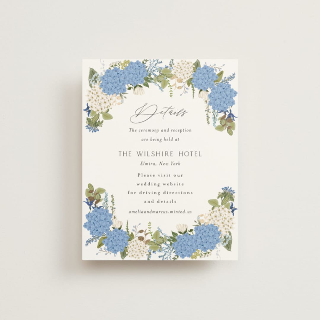 "Garden Whisper" - Direction Cards in Coastal by Susan Moyal - Front