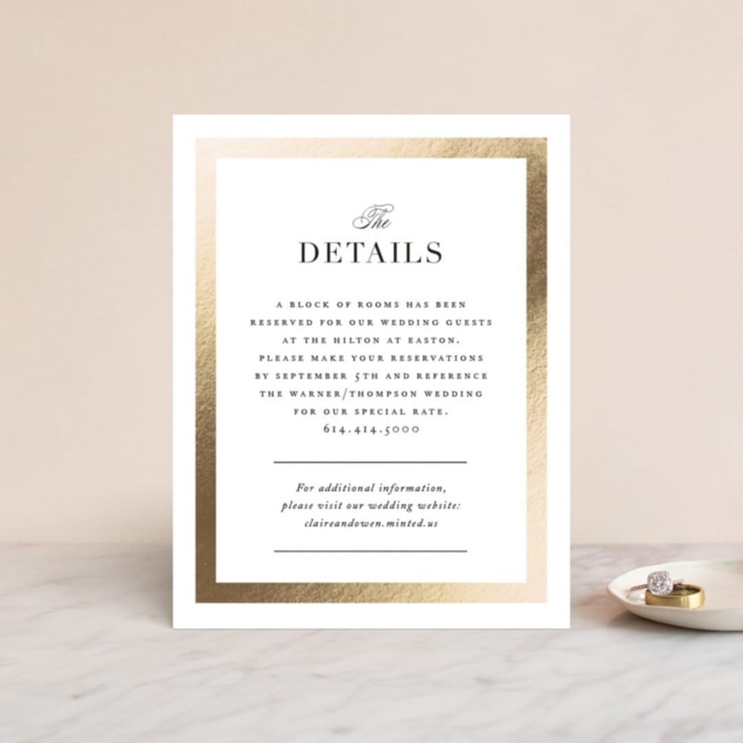 "Deluxe" - Direction Cards in Tuxedo by Jennifer Postorino - Front
